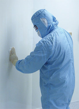 wall scrubbing